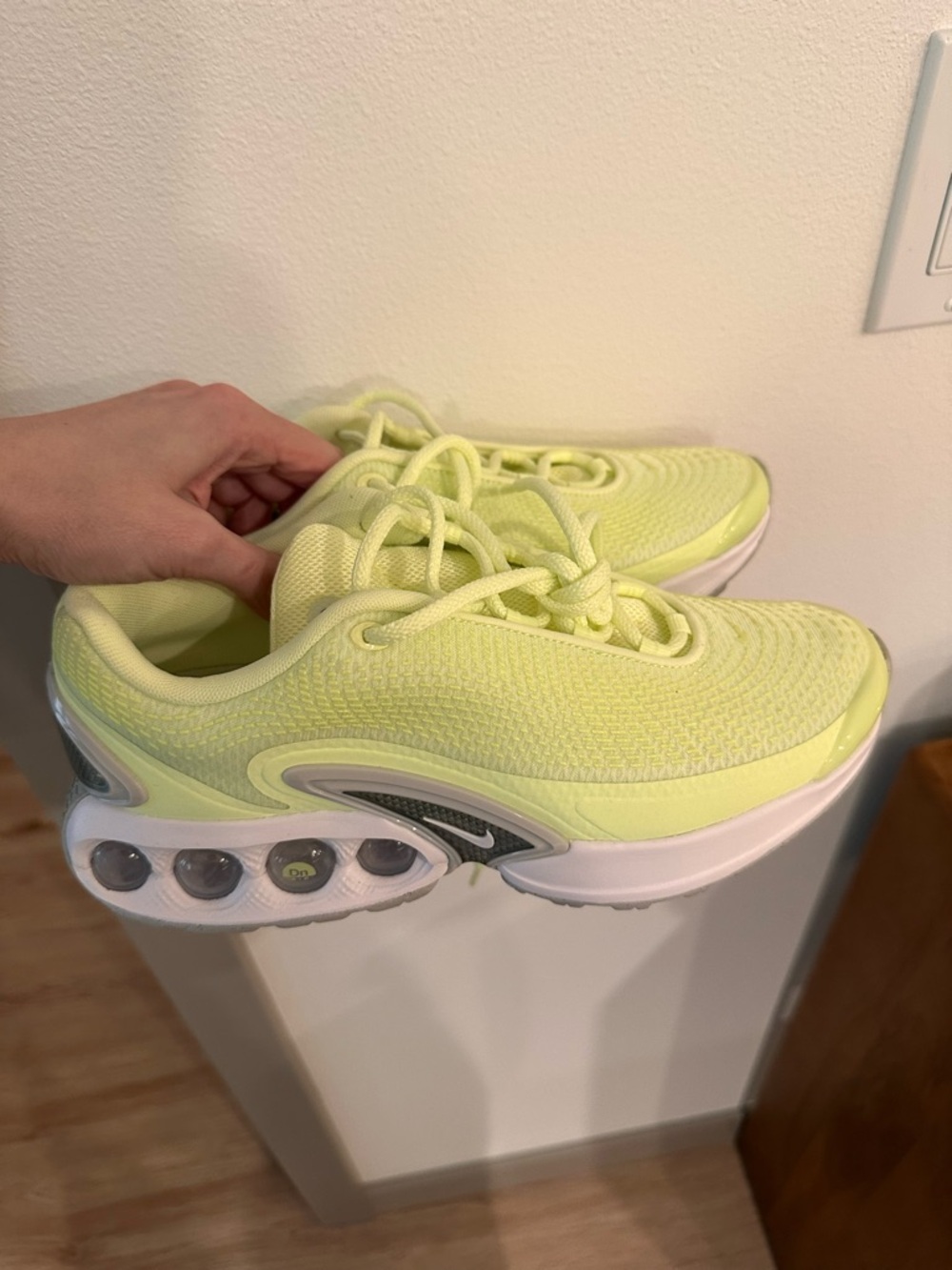 Nike Women's Airmax Dn Neon Yellow Athletic Sneakers